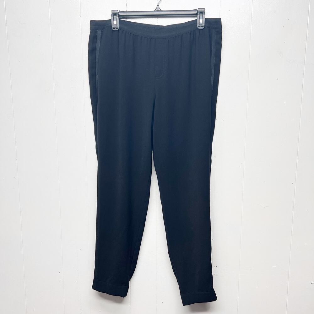 Vince Camuto Womens Trouser Pants Large Pull On High Rise Career Business Office